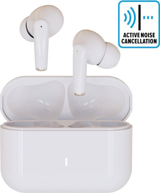 AV Audio Melody ANC Pro Draadloze Oordopjes - Wit