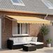 Prolenta Maison Exclusive - Vervangingsdoek voor zonnescherm, 6x3,5 meter, zand, polyester