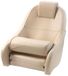 VETUS King fauteuil ivoire clair avec assise partiellement rabattable | CHFUSC