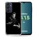 Cokitec Samsung Galaxy A15 4G / 5G Muziek Johnny Hallyday Zwart Versterkte hoes