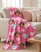 Aymax Fleece Deken Gabby en Kat Officiele DreamWorks Licentie 130x160cm - Zachte Warme Plaid