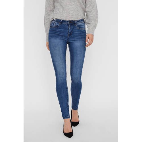 VERO MODA VMTANYA Skinny Jeans - Medium Blue Denim