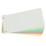 Limit Scheidingsstroken van karton, geperforeerd, 180 g/m², 5 kleuren, 100 stuks