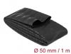 Delock Tube thermorétractable motif X antidérapant 1 m x 50 mm noir