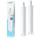 Wessper 2 stuks koelkast waterfilter, actieve koolfilter compatibel met Fisher & Paykel E402, E442, RF170, RS1884, vervangingsfilter 847200, RF135BDLJX4