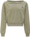 Forplay Washed Carmen Longsleeve Top Dames Sweatshirts - grijs - L