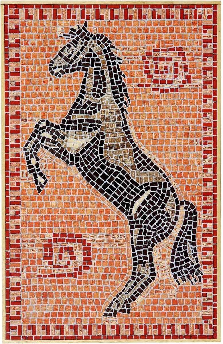 Domenech Mozaïek Paard 1- Steen