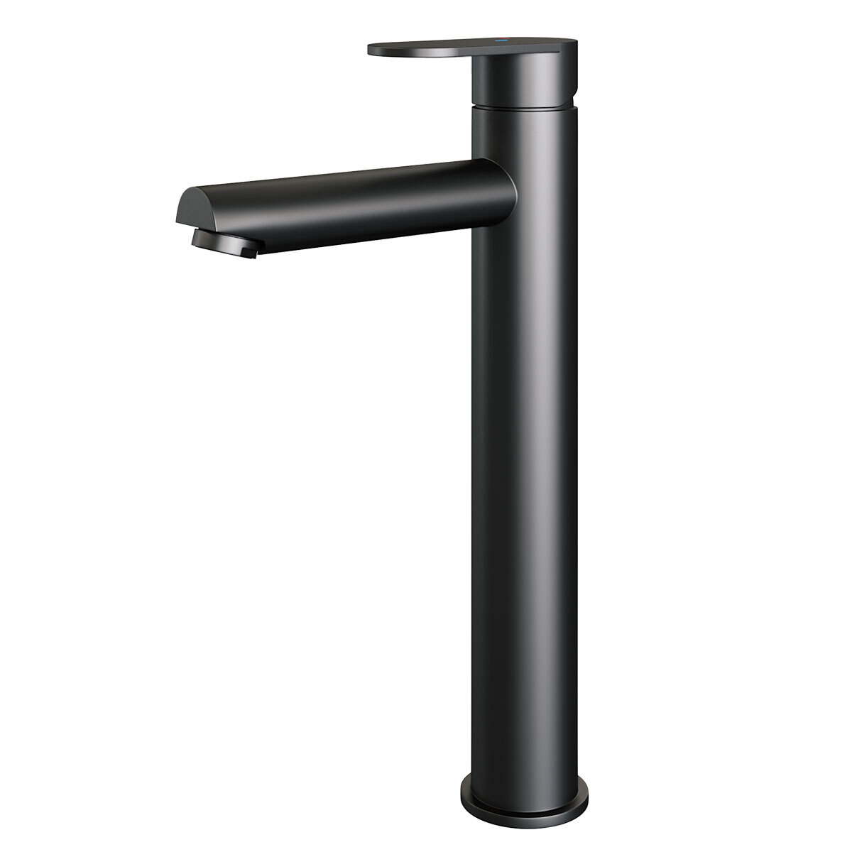 Brauer Wastafelkraan Black Edition HD3 Opbouw Hoog Mengkraan Rond Coldstart Mat Zwart 1 Greeps