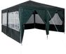 vidaXL Partytent 400 x 400 x 266 cm groen polyetheen