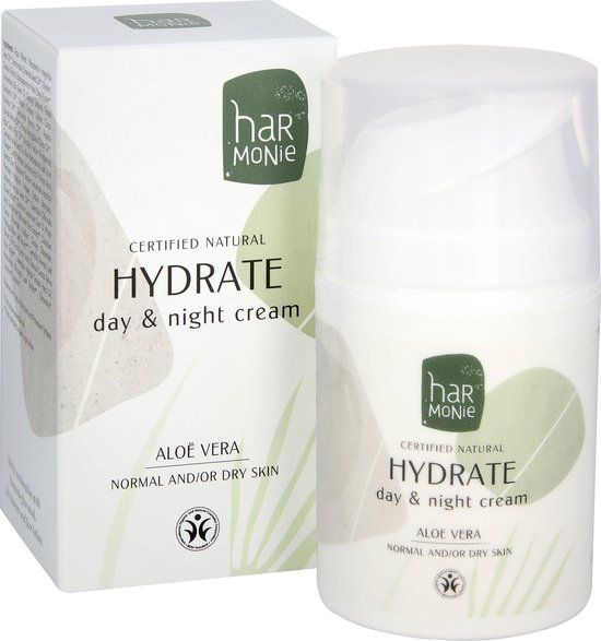 Harmonie Dag & Nachtcrème Aloë Vera 50 ml - Unisex - Alle Huidtypes
