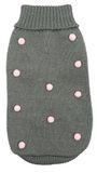 Record - Candy Shop Trui voor honden, ruglengte 25 cm, grijs, XXS