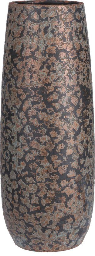 Mica Decorations Clemente Vaas - H55 x Ø21,5 cm - Terracotta - Koper