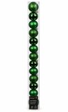 Decoris boules de Noël en polystyrène 3 cm vert 14 pièces