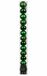 Decoris boules de Noël en polystyrène 3 cm vert 14 pièces