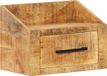 vidaXL Nachtkastje met lade Bruin 40 x 30 x 30 cm Massief Mango Hout