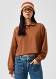 QS s.Oliver QS Sweatshirt - Bruin - M