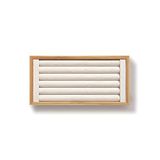 Kanwoder Bamboe Ring Houder, Ring Display Stand, Sieraden Organizer Stand voor Ringen Oorbellen Verkopen (Beige)