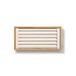 Kanwoder Bamboe Ring Houder, Ring Display Stand, Sieraden Organizer Stand voor Ringen Oorbellen Verkopen (Beige)