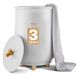 VEVOR 20L verwarmde handdoek LED-licht, grote dekenwarmers voor badkamer, 20/40/60/90 minuten automatische uitschakeling en temperatuurinstelling, voor spa, huis, aanrecht, vloer, grijs