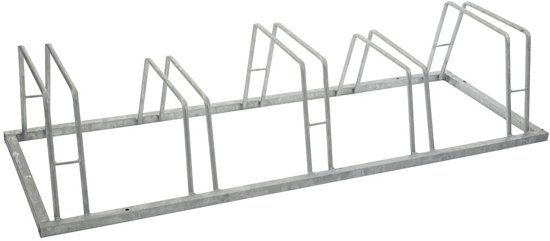 PRACTO Fietsrek voor 4 fietsen, hoog model