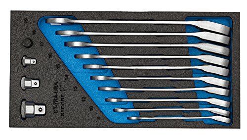 Gedore 1500 CT1-7 URA Ringratel-steeksleutelset in CT module