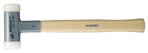 Halder Supercraft terugslagvrije hamer met hickory handvat - Ø 60 - nylon