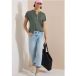 cecil Shirt met splitnek in effen kleur
