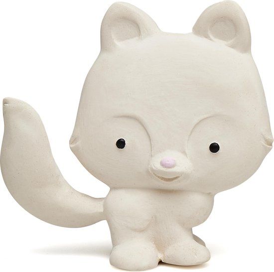 Lanco rubberen bijtspeeltje Vos - Wit - 0-6 jaar - BPA-vrij