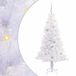 vidaXL Kunstkerstboom met 150 LED, Wit, 150 cm, PVC en Staal