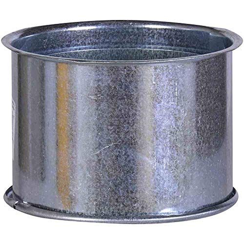 FIREFIX A120/WD dubbele wand voering (ongeverfd), ø 120 mm voor 0,6 mm dikke kachelpijpen