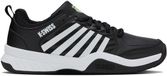 K-Swiss Court Express 2 Tennisschoen Heren Zwart Wit Zacht Neon Groen Schoenmaat 41