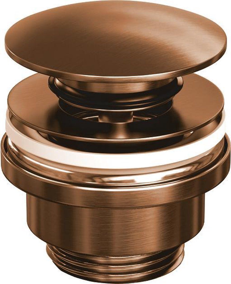 Brauer Copper Edition pop-up klikplug geborsteld koper PVD