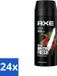 Axe Déodorant Bodyspray 48hrs Non Stop Fresh Africa Mandarin & Sandalwood 150 ml Lot promotionnel 24 pièces