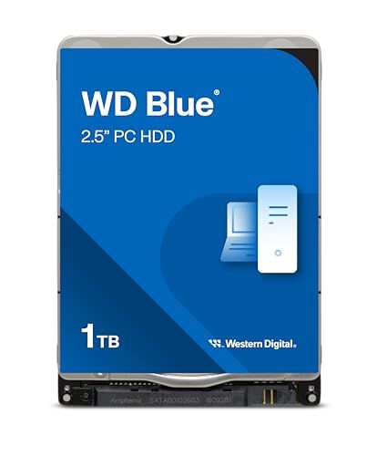 WD Blue 1 TB mobiele interne harde schijf 2,5 inch, 5400 rpm, SATA 6 Gbit/s, 128 MB cache