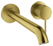 GROHE 2-gats wastafelmengkraan Essence 29193_1, wandmontage, afbouwset voor 23 571, hartafstand 110 mm, voorsprong 230 mm, Professional Edition, crafted cool sunrise geborsteld, 29193GF1
