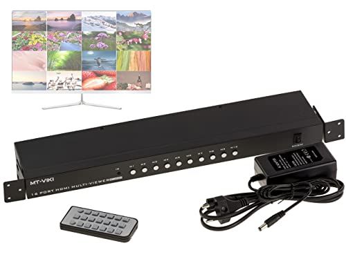 KALEA INFORMATIQUE 16 x 1 HDMI-schakelaar, multi-pip-weergave, HDMI 1.4, 30/60 Hz