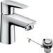 Hansgrohe Talis E - Einhebel-Waschtischarmatur 80 mit Ablaufgarnitur, Chrom