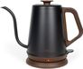 LIVOO Waterkoker Zwanenhals DOD206, 1360 W, 1 liter, 360° voet, zwart/bruin, precisie schenktuit