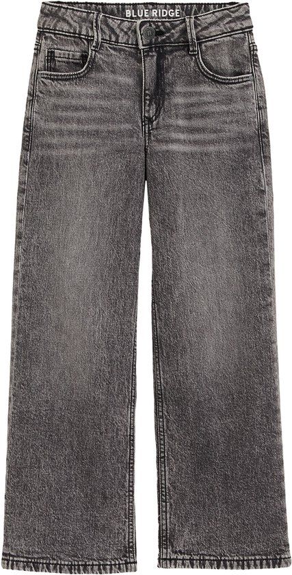 WE Fashion Meisjes wide leg jeans met stretch