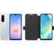 Samsung Galaxy A18 128Go Argent 4G + BlueBuilt Book Case Noir