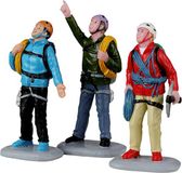 Lemax Montagne d'escalade verticale, Set de 3
