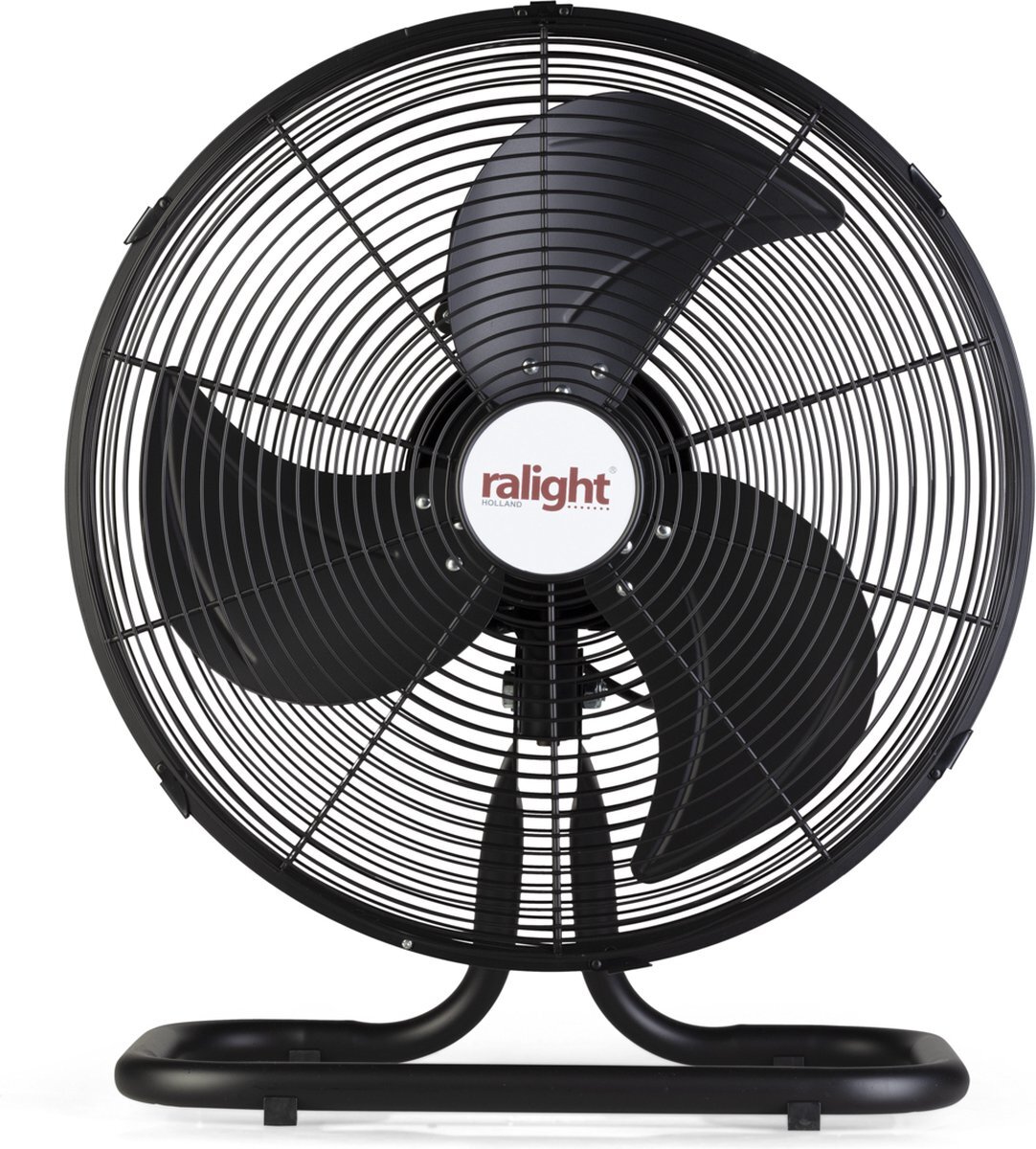 Ralight - Vloerventilator 45cm - Zwart