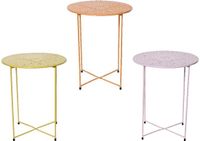 Decoris table d'appoint fer intérieur - table d'appoint élégante pour la maison.