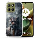 Cokitec Versterkte hoes voor Motorola G15 Animal Tiger Business