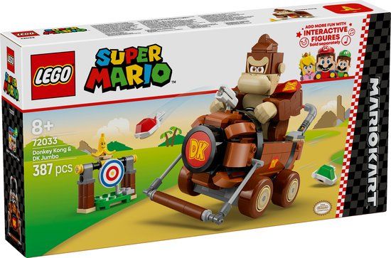 LEGO Super Mario - Mario Kart – Donkey Kong en DK Jumbo - 72033