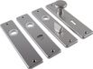 AMI Kortschild 180/41 RH Zwart Metaal PC 72 mm Binnendeur