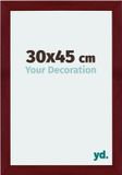 Your Decoration - Cadre photo 30x45 cm - MDF - Rouge vin balayé - Mura