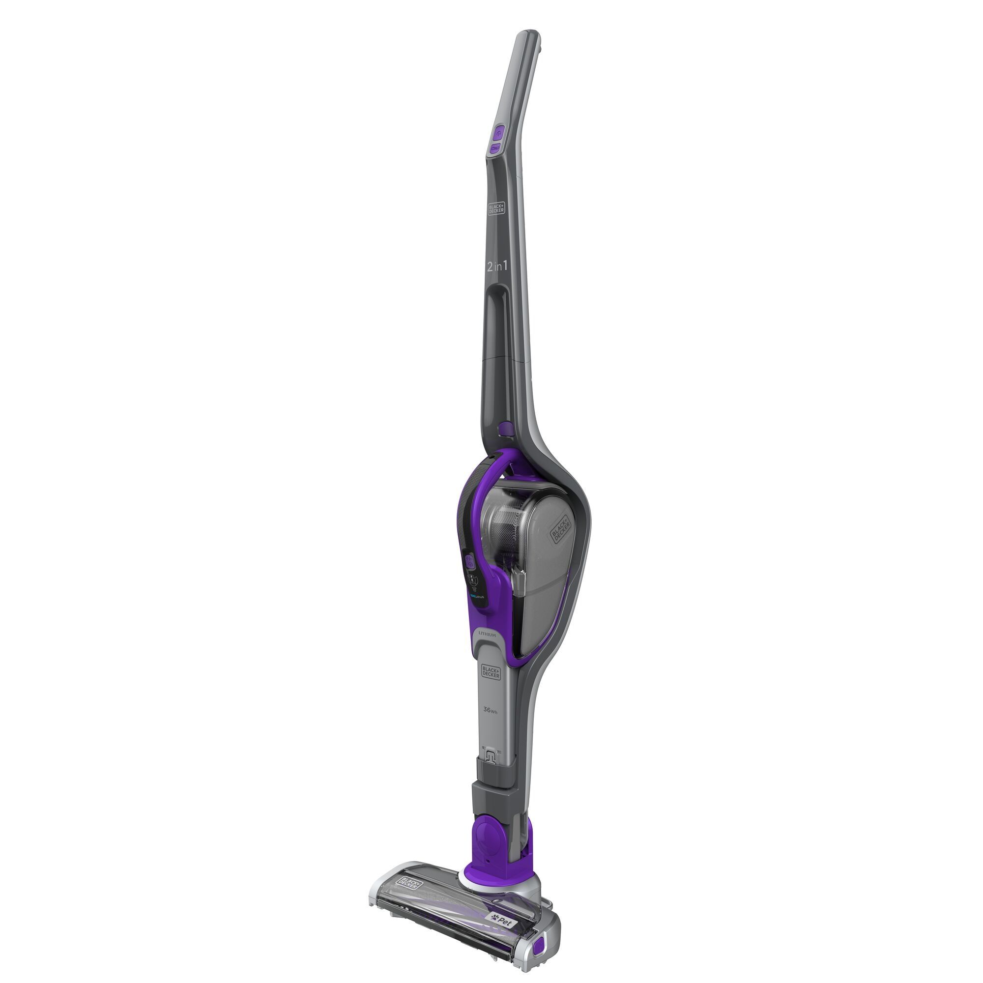 BLACK+DECKER SVJ520BFSP-QW Steelstofzuiger - 18V - met dierenborstel