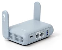 Merkloos Wifi 6 reisrouter - Dual band AX - 2.5g WAN - VPN en OpenWrt - Zwart