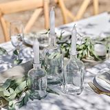 Ginger Ray SW-812 Tafel Decor-Glazen Flessen Kaars, Groen